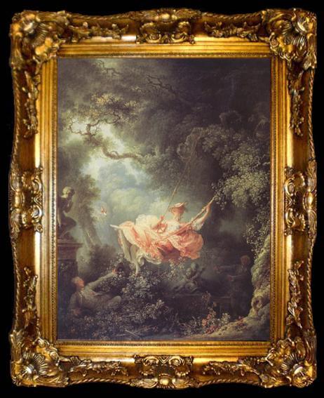 framed  Jean-Honore Fragonard The Swing (nn03), ta009-2
